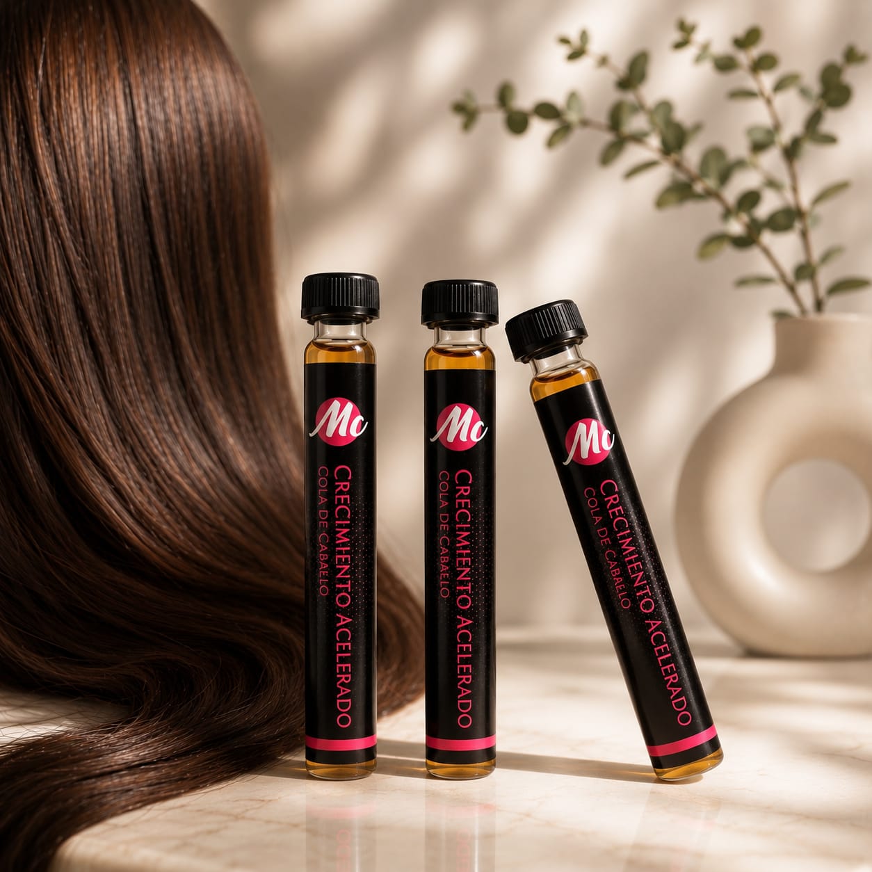Ampolletas de Crecimiento Acelerado Pack 3 piezas 30ml cada una